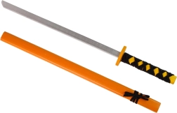 Drevený oranžový meč pre rytierov 73 cm