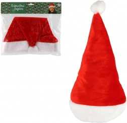 Vianočná čiapka Santa pre dospelých z mäkkej látky, priemer 29 cm