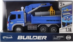 Stavebné auto na batérie so zvukmi a zotrvačníkom