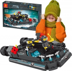 Policajný čln SWAT – stavebnica pre deti