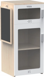 Drevená chladnička Viga s tabuľou na kriedu