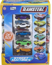 Teamsterz sada 20 kovových autíčok Street Machines