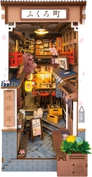 3D skladačka zarážka na knihy Sakurová ulička s vínom