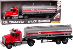 Nákladné auto cisterna so svetlami a zvukmi