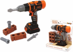 Smoby Black+Decker mechanická akumulátorová vŕtačka a skrutkovač s príslušenstvom