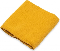 Mušelínová deka New Baby horčicová