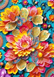 Užite si puzzle Elegantné vodné línie 1000 dielikov