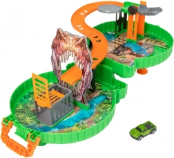 Teamsterz dino dráha v kufríku s autíčkom