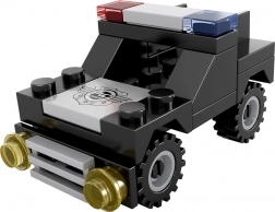 BLOXO policajné auto kompatibilná stavebnica 31 ks