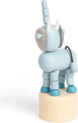 Bigjigs Toys Drevené mačkacie zvieratko Safari Slon