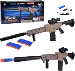 Veľký automatický penový blaster s optikou a zásobníkom