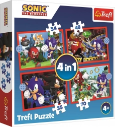 Puzzle 4v1 Dobrodružstvá Sonica SEGA Sonic The Hedgehog