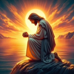 Diamantové maľovanie Modliaci sa Ježiš 30 × 40 cm