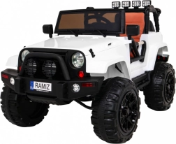 Detské elektrické autíčko All Terrain Jeep Biele