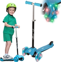 EVO detská trojkolesová kolobežka Light Up Mini Cruiser modrá