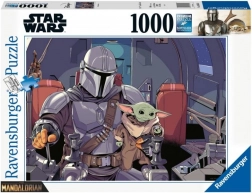 Ravensburger puzzle STAR WARS: THE MANDALORIAN 1000 dielikov