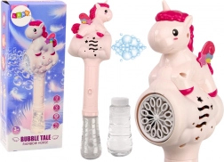 Stroj na výrobu mydlových bublín Pink Unicorn Wand