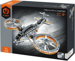Stavebnica iM.MASTER, futuristická helikoptéra s mechanickým pohonom, 850 dielikov