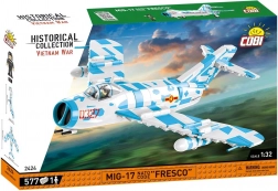 Stavebnica lietadla MIG-17 Fresco – historická kolekcia Vietnam War 1:32 (577 dielikov)