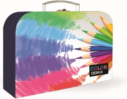 Lamino kufrík pastelky A4, 34 cm