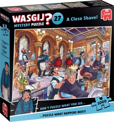 Puzzle Jumbo Wasgij Mystery 27: Dôkladné Oholenie 1000 Dielov