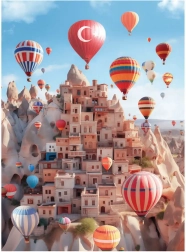 Puzzle Kapadokya od Anatolian 1000 dielikov