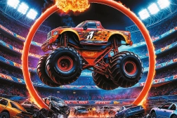 Puzzle Monster Truck 60 dielikov