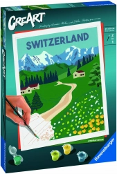 CreArt Jungfrau Region – maľovanie podľa čísel pre deti a tínedžerov