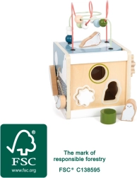 small foot motorická kocka arctic z FSC dreva