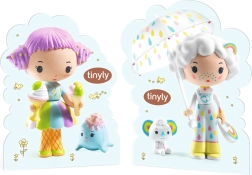 Dekoratívne siluety Tinyly z kartónu DJECO do výkladov a regálov