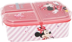 Desiatový box Minnie Mouse s 3 priehradkami