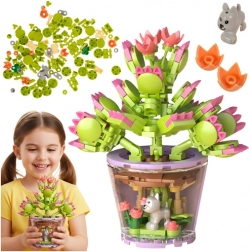 Kreatívna stavebnica kvetina 3D 172 dielikov