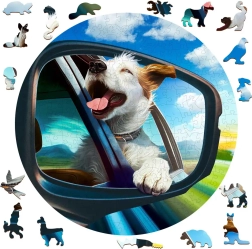 Drevené puzzle Veselý pes 250 dielikov WOODEN CITY