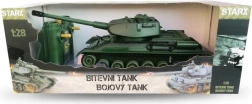 RC tank s infra bitkou – zelený