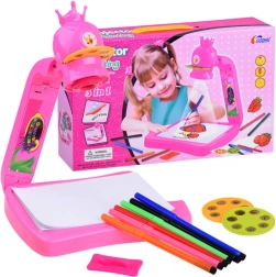 Detský projektor na kreslenie s korunkou a fixkami