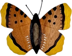 Drevená magnetka motýľ veľká 2Kids Toys