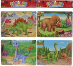Puzzle dino 48 dielikov a omaľovánky