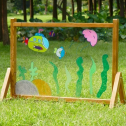 Masterkidz priehľadná akrylová maliarska tabuľa na vonkajšie aj vnútorné použitie