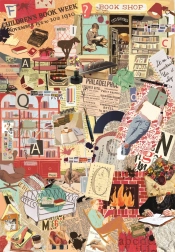 Puzzle Clementoni More is More: Knihy a Písanie 1000 dielikov