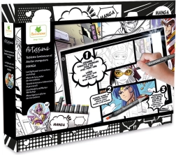 Artissimo - Kreatívna sada Manga so svetelným tabletom