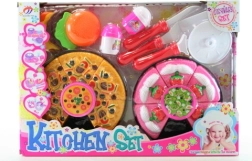 Plastová sada riadu a jedla pre deti