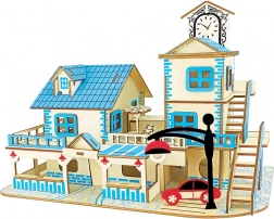 Drevené 3D puzzle Prímorská destinácia