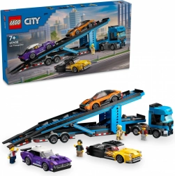 LEGO® City 60408 Kamión na prepravu áut so športiakmi