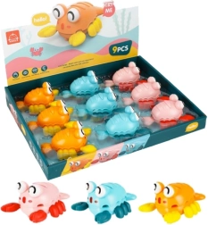 Krab na kolieskach – mechanická pohyblivá hračka 12 cm