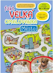 veľká omaľovánka Mesto