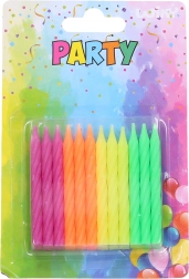 Neónové sviečky 24 ks