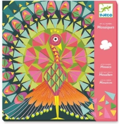 Mozaikové obrázky Páv a sova od Djeco