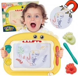 Znikopis magnetická tabuľa s dinosaurami