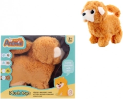 Chodiaca plyšová opica na batérie