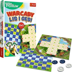 Rodina Trefíkov hra 2v1 dáma a líška a husi